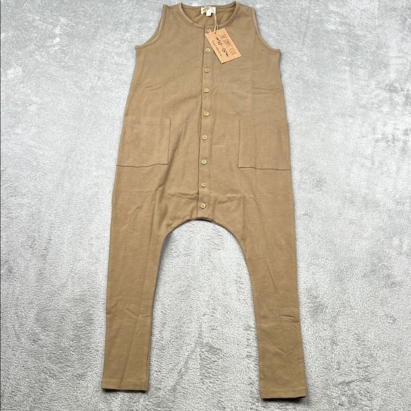 The Simple Folk Other - NEW The Simple Folk 5-6 Organic Cotton‎ The Free Range Playsuit Jumpsuit